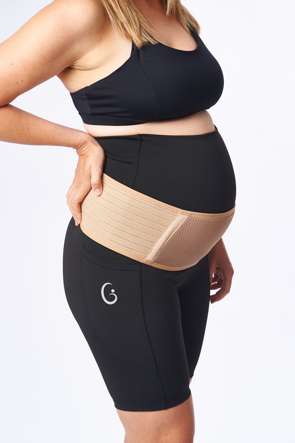 Carry Me Belly Band Bundle - 2 Pack (Black + Beige)