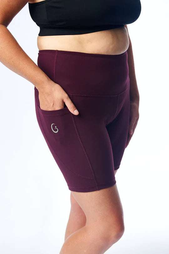 Ultra Midi Bike Shorts - XS, Burgundy image