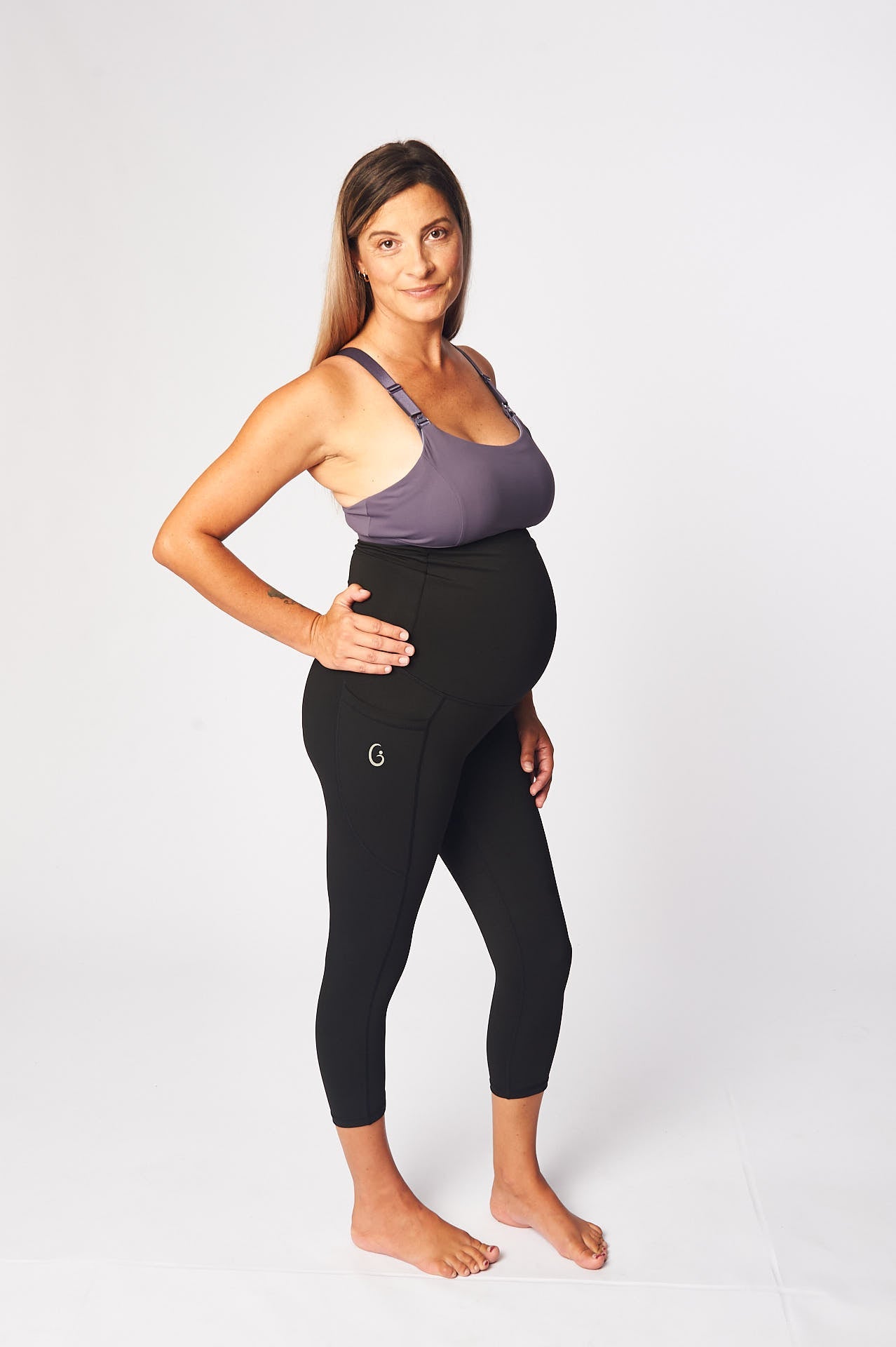 Ultra Capri Maternity Leggings image 1