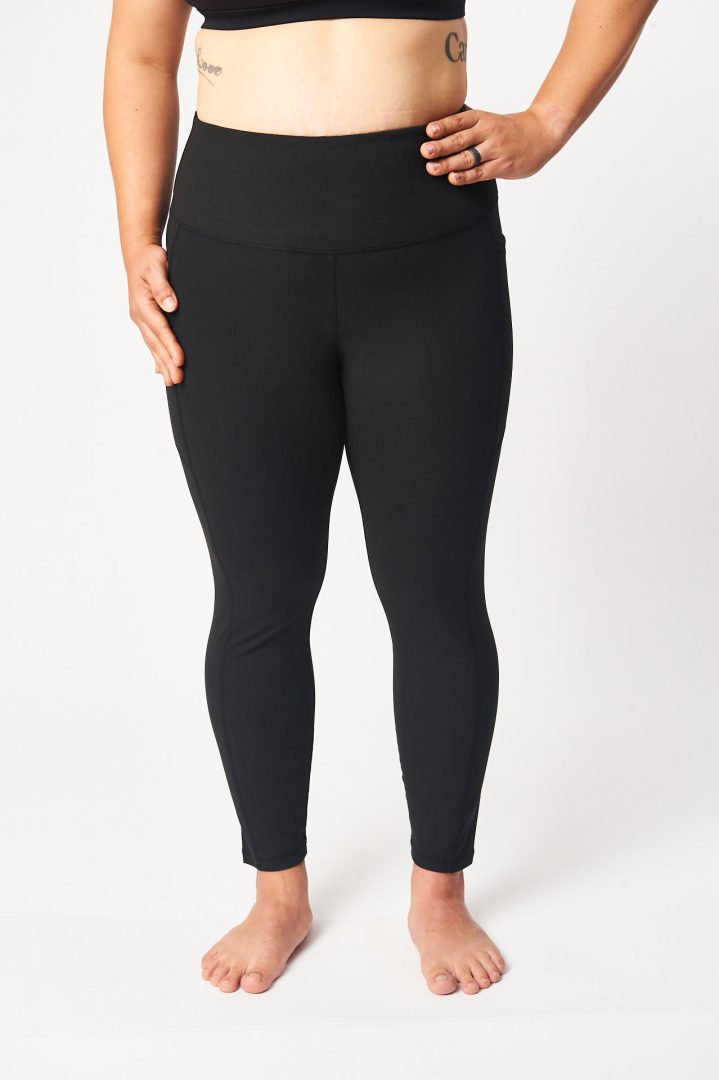 Ultra 7/8 Postnatal Leggings - XS, Black image