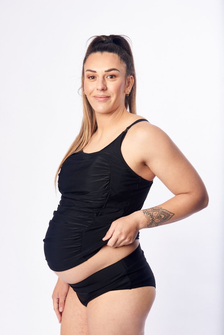 Goddess Tankini Top - Black image 0